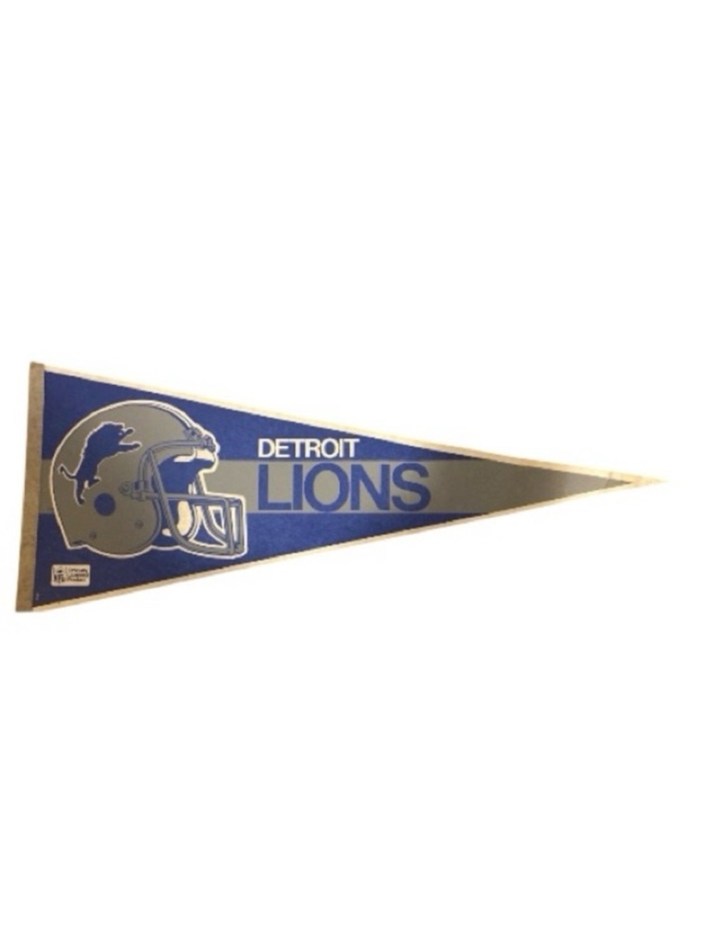 Rare‎ 1970’s Vintage Detroit Lions Pennant